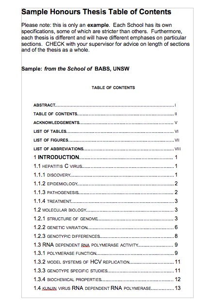 20 Table of Contents Templates and Examples   Template Lab