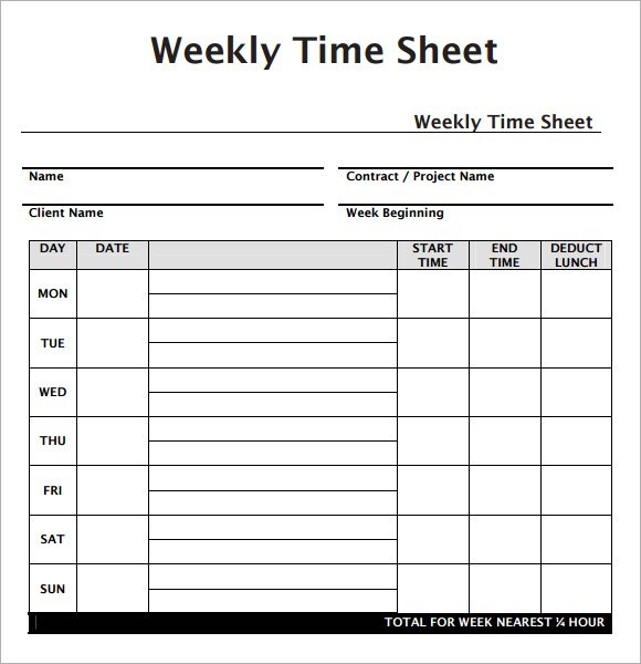 6 Free Timesheet Templates You Really Need