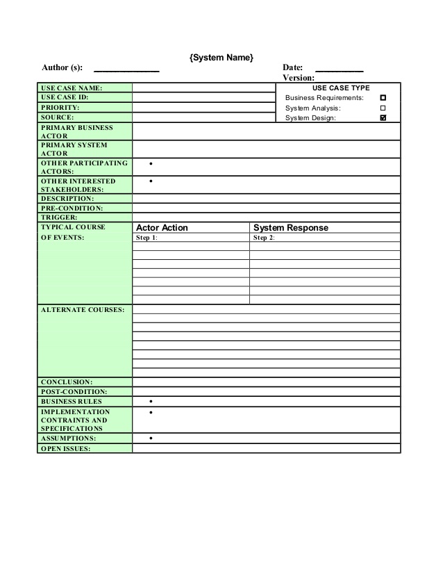 40 Use Case Templates & Examples (Word, PDF)   Template Lab