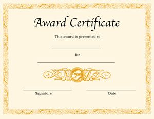 sample award certificates templates royal award certificate 