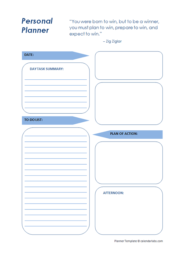 40+ Printable Daily Planner Templates (FREE)   Template Lab