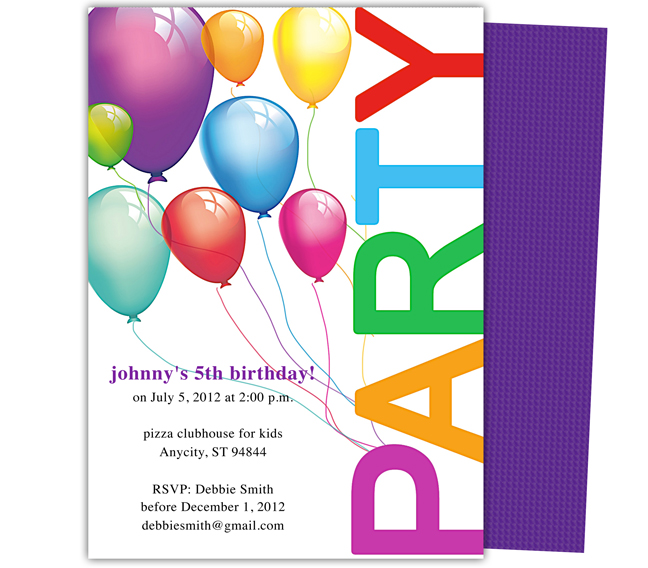 free party invitation templates for word   Ecza.solinf.co