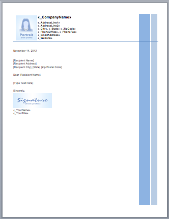 ms letterhead template   Ecza.solinf.co