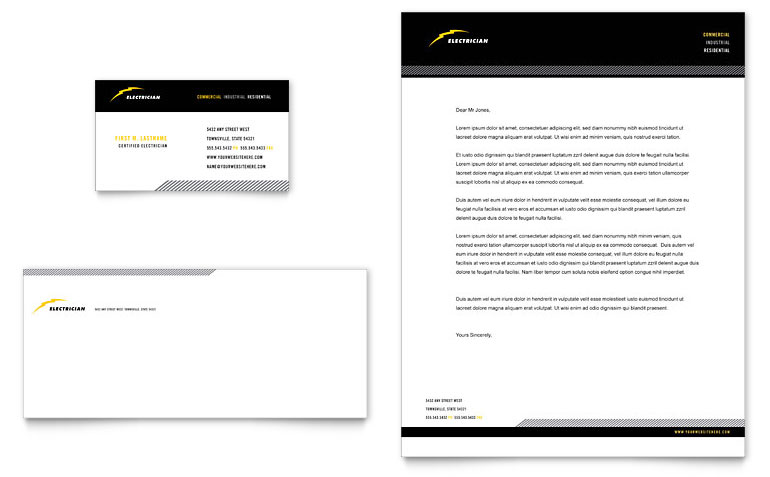 microsoft word letterhead templates business stationery templates 
