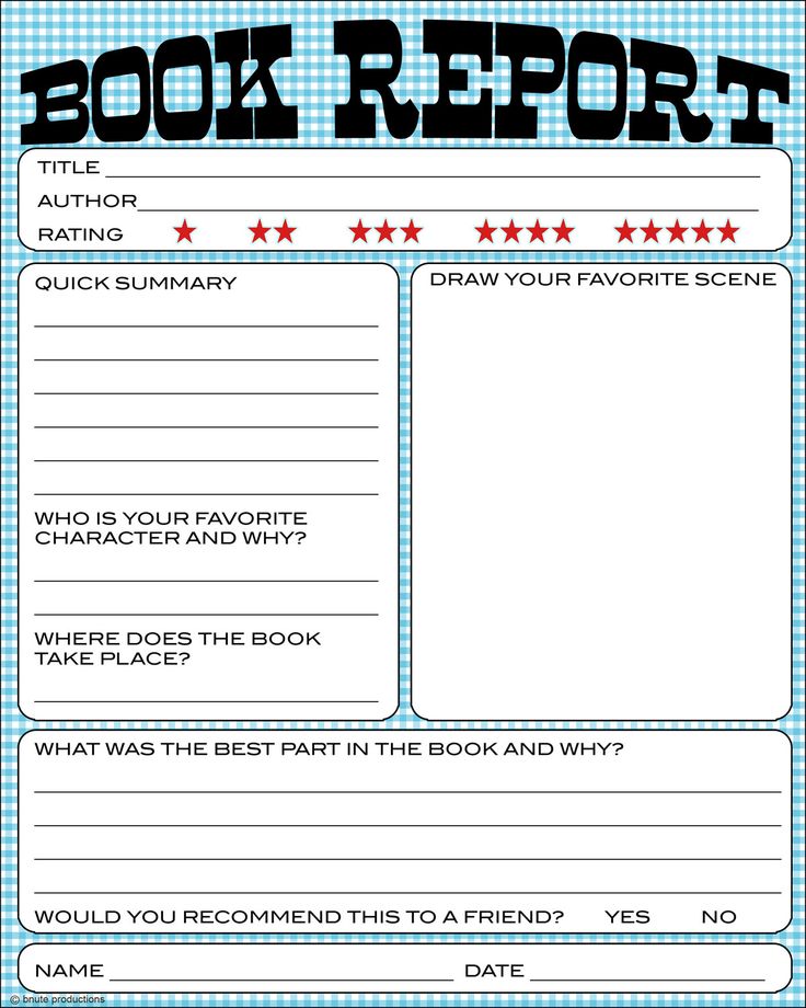 Free Book Report Printable   Great for lower primary grades. It 
