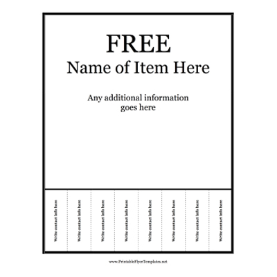 free printable flyer templates word   Into.anysearch.co