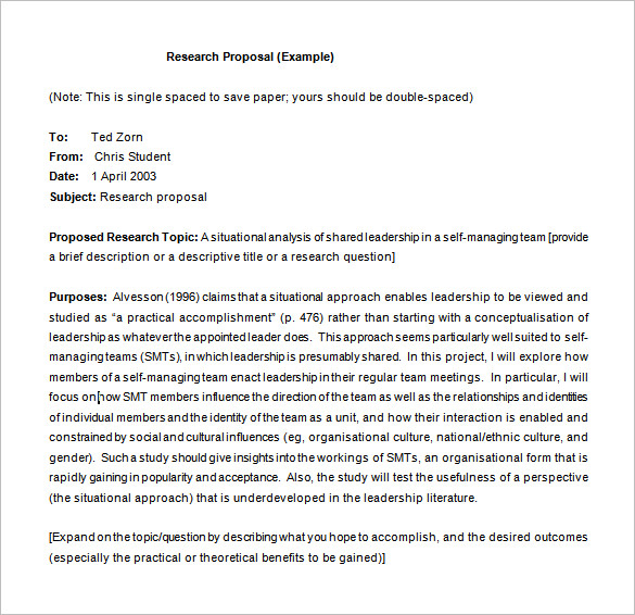 research proposal template example research proposal templates 17 