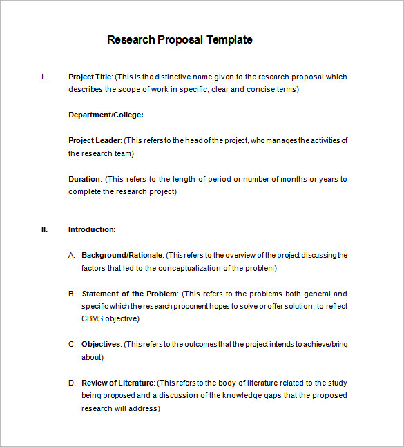 scientific proposal template research proposal templates 17 free 