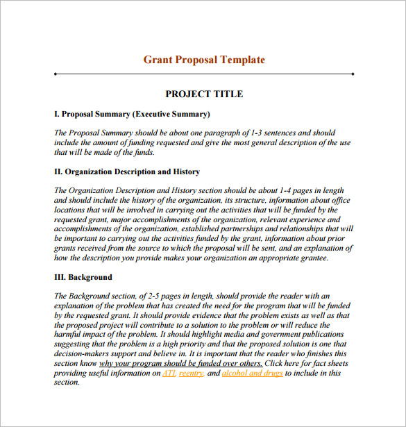 Free Grant Proposal Templates | Smartsheet