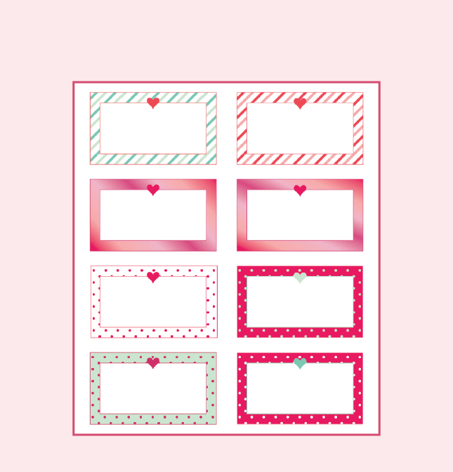 Printable romantic stationery and writing paper. Free PDF 