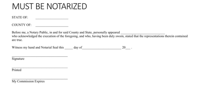 notarized letter template notarized letter templates 27 free 