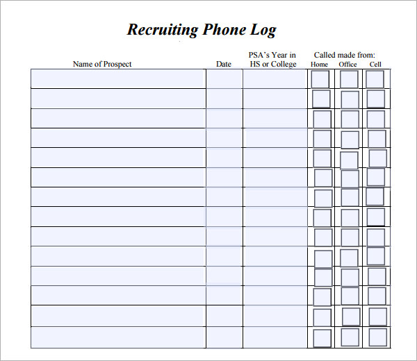 office call log template   Into.anysearch.co