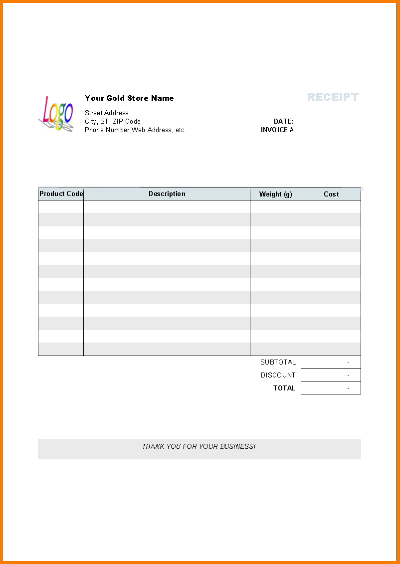 Printable Invoice Templates