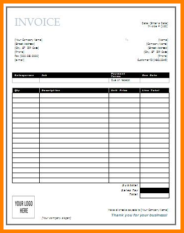 Printable Invoice Expinmberproco Printable Invoice Safero Adways