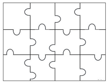 FREE Puzzle Template by Boy Mama Teacher Mama | Teachers Pay Teachers