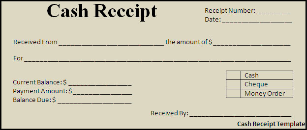 5 Cash Receipt Templates   Excel PDF Formats