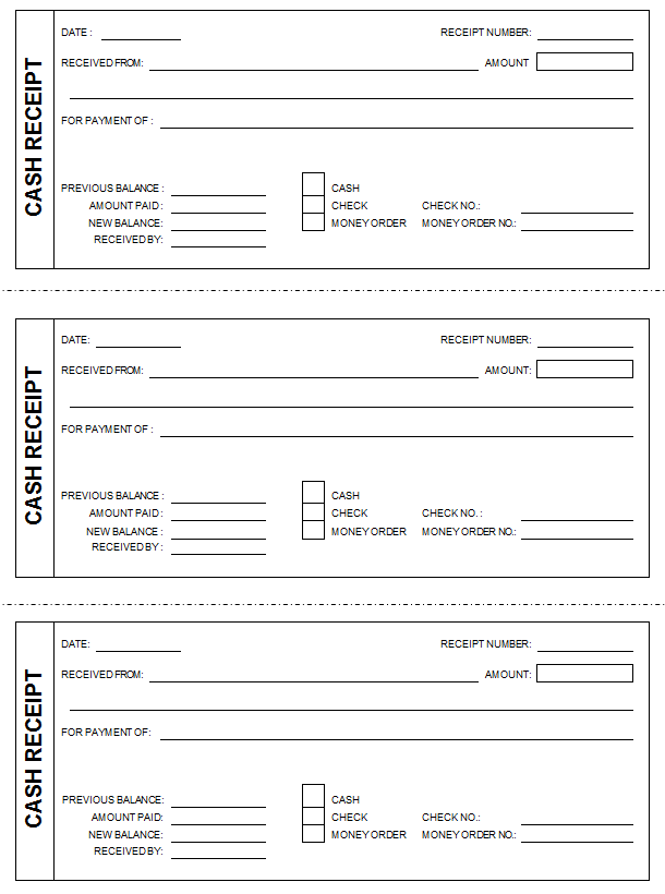 simple cash receipt template business template downloadable blank 