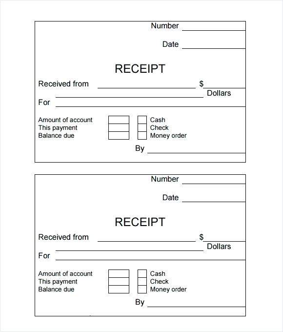 Download a Free Cash Receipt Template for Word or Excel