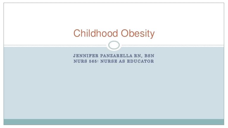 Solving The Problem Of Childhood Obesity Within A Generation 