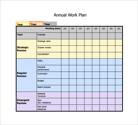 Work Plan Template   15+ Free Word, PDF Documents Download | Free 