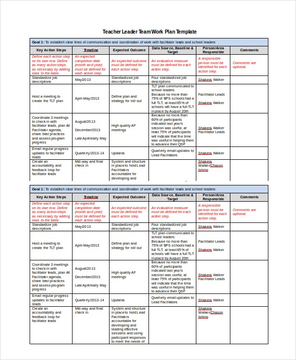 project work plan template   Ecza.solinf.co