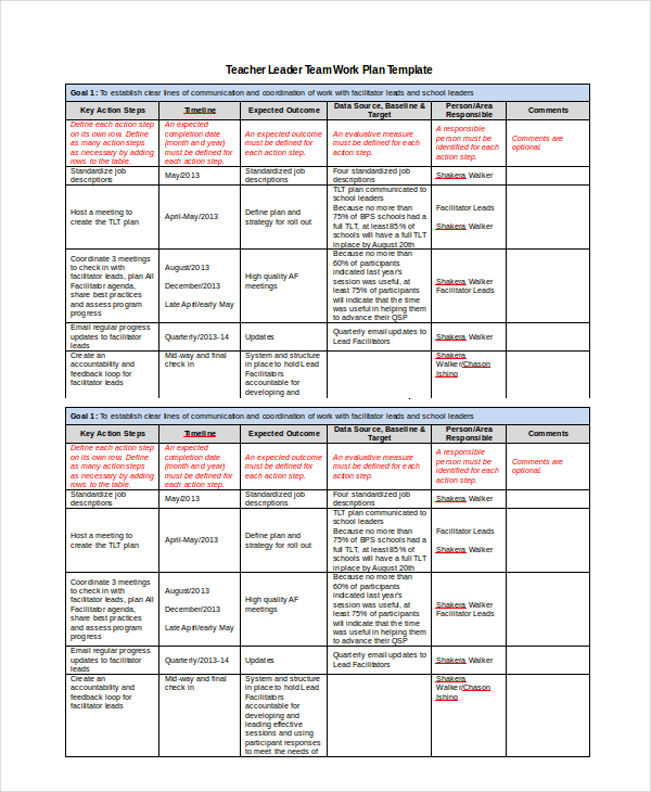 project work plan templates   Ecza.solinf.co